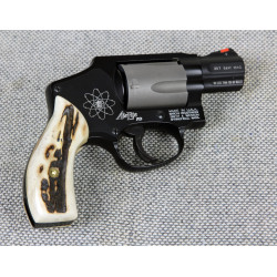 Sambar Stag S&W J Frame Round Butt Grips 