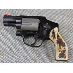 Sambar Stag S&W J Frame Round Butt Grips 