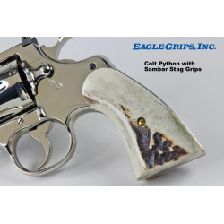 Colt Python Sambar Stag Grips
