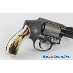 Sambar Stag S&W J Frame Round Butt Grips 