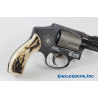 Sambar Stag S&W J Frame Round Butt Grips 