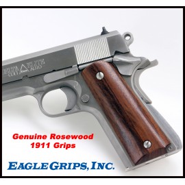 1911 Genuine Rosewood Panel Grips Smooth