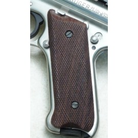 Ruger MKII Rosewood Grips Checkered