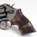 S&W N Frame Square Butt Rosewood Secret Service Grips Checkered