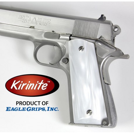 Kirinite™ WHITE PEARL Grips for the 1911