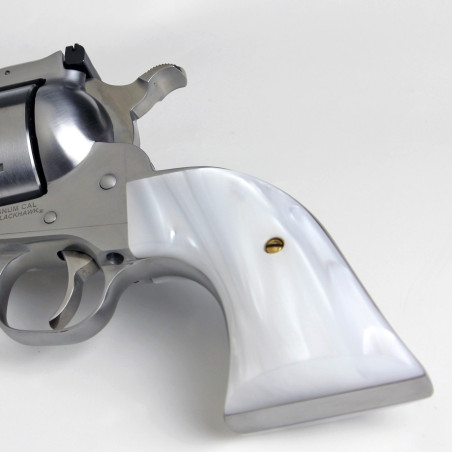 Ruger Vaquero & Blackhawk WHITE PEARL Kirinite™ Grips