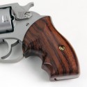 Charter Arms Secret Service Rosewood Revolver Grips Smooth