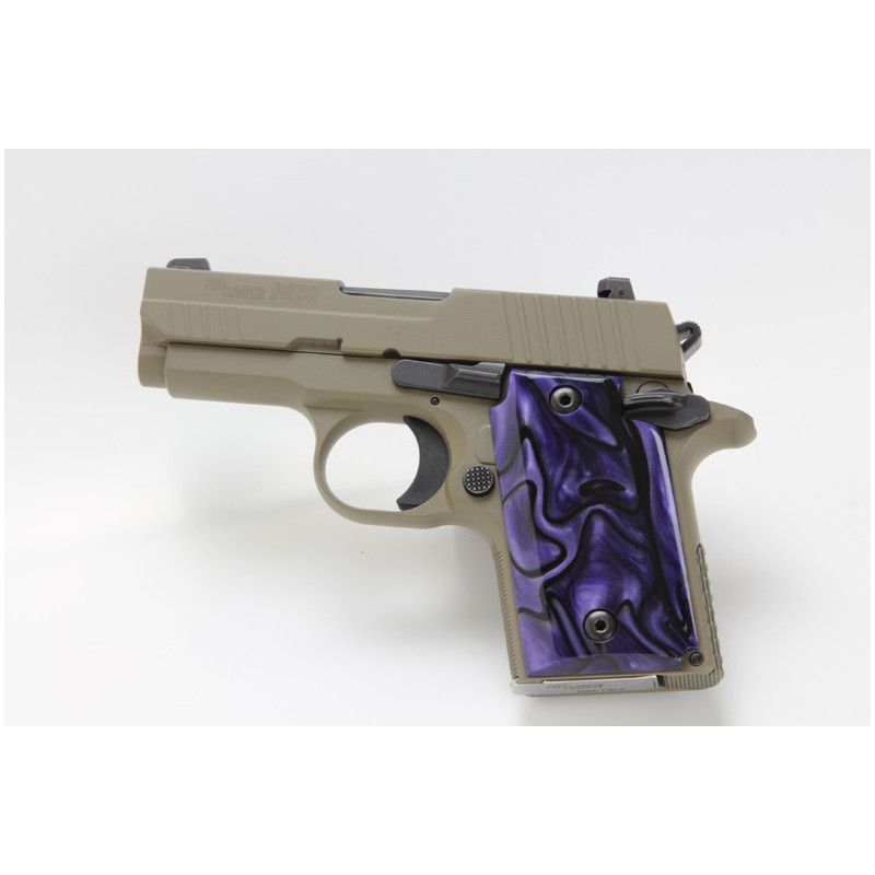 Sig Sauer P238 Kirinite PURPLE HAZE Grips Surface Smooth Safety Single