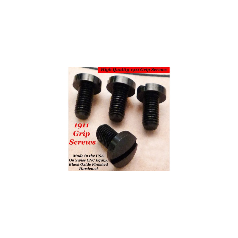 1911 Series Grip Screw Set Flat Black