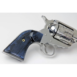 Ruger New Vaquero Kirinite® Black Magic Gunfighter Grips Checkered
