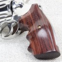 S&W N Frame Round Butt Rosewood Finger Position Grips Smooth