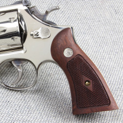 Walnut S&W K/L Square Frame Standard Size Grips w/medalions