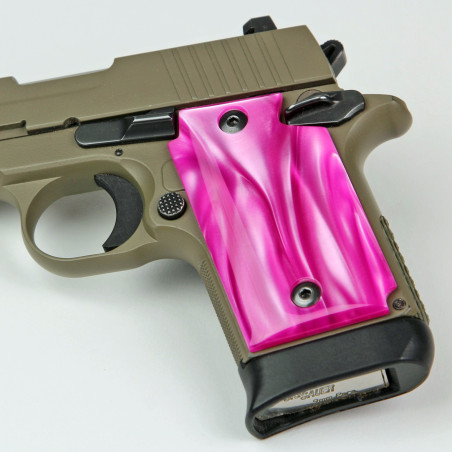 Kimber Micro 9 Atomic Pink Kirinite® Grips