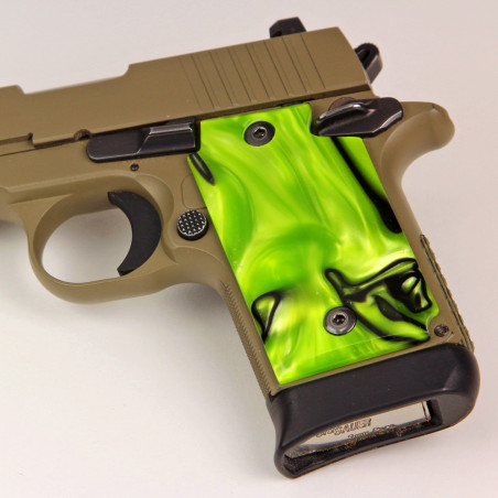 Sig Sauer P238 Kirinite® Toxic Green Grips