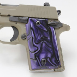 Sig Sauer P238 Grips Purple Haze Kirinite