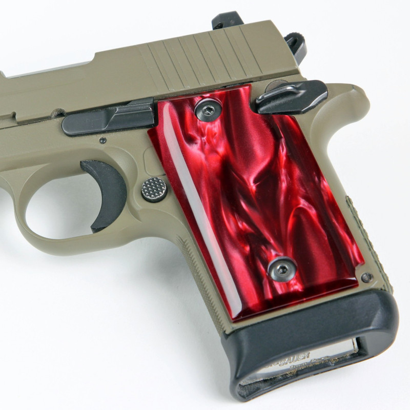 Sig Sauer P238 Kirinite® Red Pearl Grips Sig Sauer P238 Kirinite® Red Pearl Grips