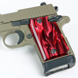 Sig Sauer P938 Red Pearl Grips Kirinite™