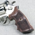 S&W K/L Frame Square Butt - GENUINE ROSEWOOD Finger Position Grips - CHECKERED