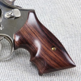 S&W K/L Frame Square Butt Rosewood Secret Service Grips - Smooth
