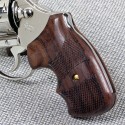 Colt Post '66 Detective Special and Cobra Secret Service Rosewood Checkered Grips
