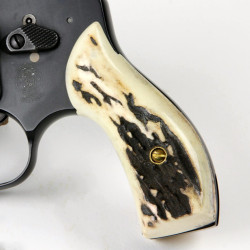 Sambar Stag S&W J Frame Round Butt Grips 