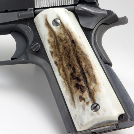 Compact 1911 (Officer's Model) - American Elk Grips