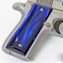 Colt .380 Government and Mustang Plus II Kirinite® Blue Pearl Grips