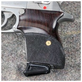 Walther PPK by Interarms Rosewood Checkered Grips