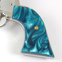 Ruger New Vaquero Kirinite® Aqua Marine Gunfighter Grips