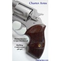 Charter Arms Secret Service Rosewood Grips Checkered