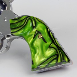 Ruger New Vaquero Kirinite® Toxic Green Gunfighter Grips
