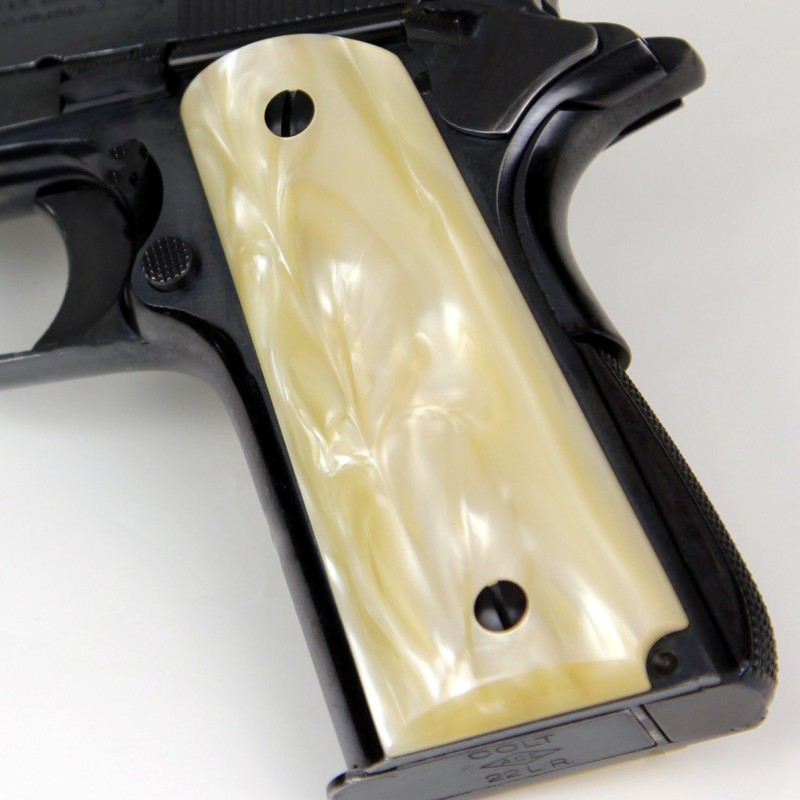 NEW RESIN GRIPS TWIN EAGLES PEARL STYLE FOR COLT 1911 KIMBER FULL SIZE CLONE 