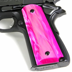 1911 Officer's Compact Kirinite® Atomic Pink Grips