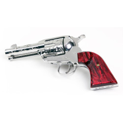 Ruger New Vaquero Kirinite® Red Pearl Gunfighter Grips Checkered