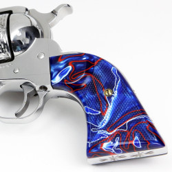 Ruger New Vaquero - Kirinite® Patriot Gunfighter Grips Checkered