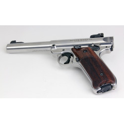 Ruger Mark IV Rosewood Checkered Left Handed Thumbrest