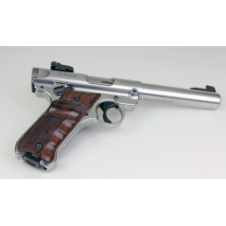 Ruger Mark IV Rosewood Checkered Left Handed Thumbrest