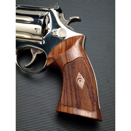  S&W Heritage K/L Frame Sq. Butt Rosewood Grips Checkered