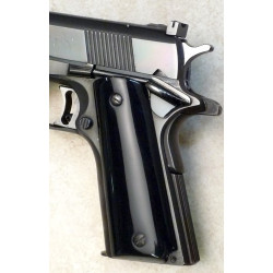 Black Polymer Grips (Checkered) for the 1911