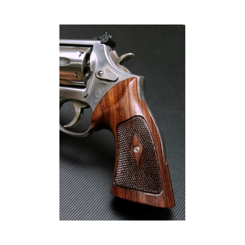 S W K L Frame Round Butt Rosewood Heritage Grips