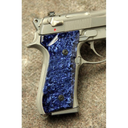 Beretta 92/M9 Series Kirinite Blue Ice Grips