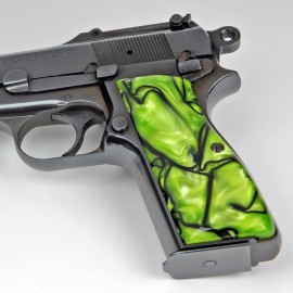 Beretta 92/M9 Series Kirinite® Toxic Green Grips