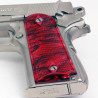 Kirinite™ RED PEARL Grips for the Colt 1911