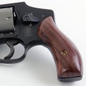 S&W J Frame Round Butt Rosewood Panel Grips