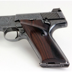 Colt Woodsman 3rd. Gen. Rosewood SMOOTH Thumbrest Grips 