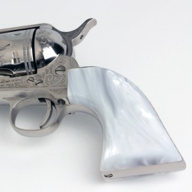 Colt SAA White Ultra Pearl Grips