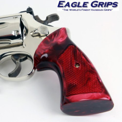 S&W K/L Frame Square Butt Kirinite® Red Pearl Heritage Grips