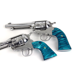 Ruger Bisley Gunfighter Kirinite® Aqua Marine Grips