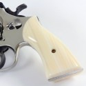 S&W J Frame Square Butt - Kirinite Ivory Revolver Grips