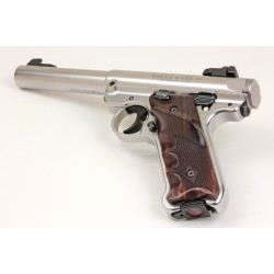 Ruger Mark IV Rosewood Checkered Right Handed Thumbrest